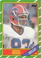 1986 Topps #388 Andre Reed
