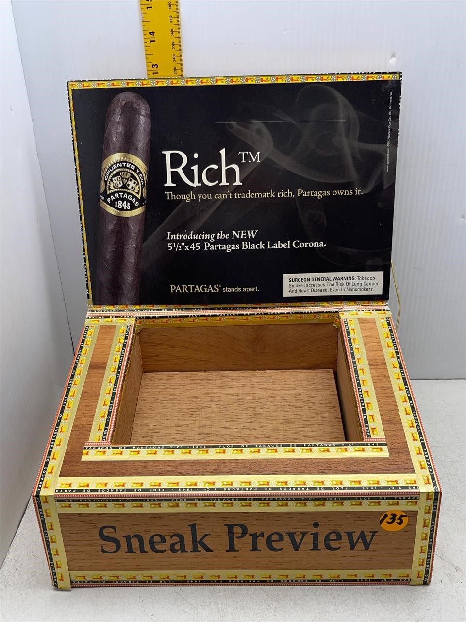 RICH CIGAR STORE DISPLAY-11X8X5