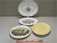 MIXED LOT PLATTERS/PLATES