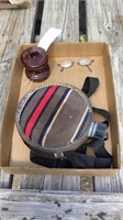 Drink Canister, Eye Glasses, Insulator and Plaques