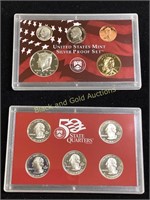 2000 United States mint silver proof set