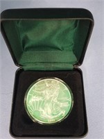 2010 Silver eagle in Littleton coin case