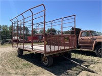 H&S 16' bale rack w/H&S 8 ton gear