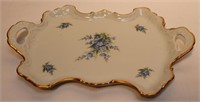 Limoges Chamart Floral Tray