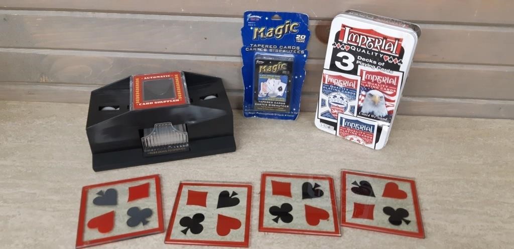 Box Lot Card Shuffler, Playing Cards,