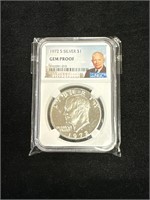 1972 S NGC Silver Eisenhower Dollar Gem Proof