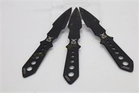(3) M48 Throwing Knives 7 ¼”, Blade 2 ½”