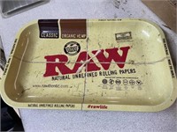 Raw Papers Metal Tray 7x11