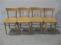 Four 15"x 15"x 29.5" Ikea Chairs