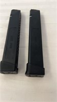 Pair of 33 Round Magazine Clips for 9mm