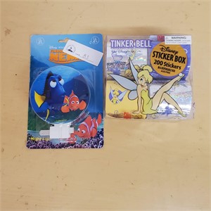 Finding Nemo Nightlight and Tinkerbell Stickers
