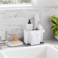 Basics Kitchen Sink Organizer/Sponge Holder