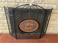 OSU Stained Glass Fireplace Screen