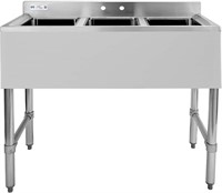 HALLY 3 Compartment Sink of Stainless Steel