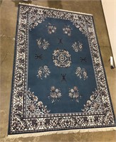 94.5" x 135" BLUE AREA RUG