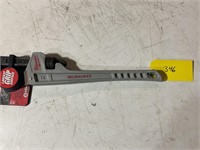 Milwaukee 18 inch aluminum pipe wrench