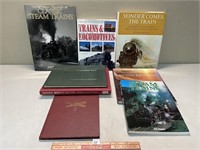 HARDCOVER BOOK LOT TRAINS