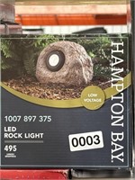 HAMPTON BAY LED ROCK LIGHT RETAIL $30