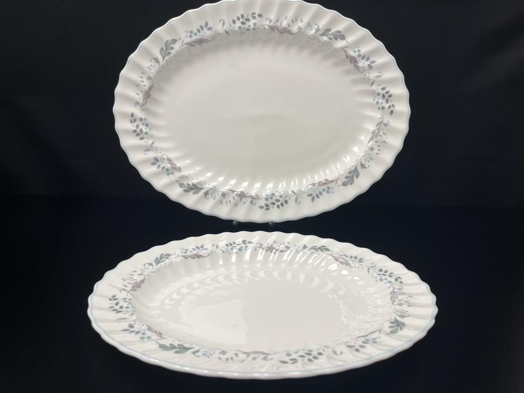 2 Royal Doulton Glen Auldyn Oval Serving Platters