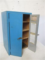 WOOD FILE CABINET WITH CAROUSEL