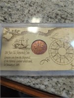 184-year-old shipwreck coin genuine coined from