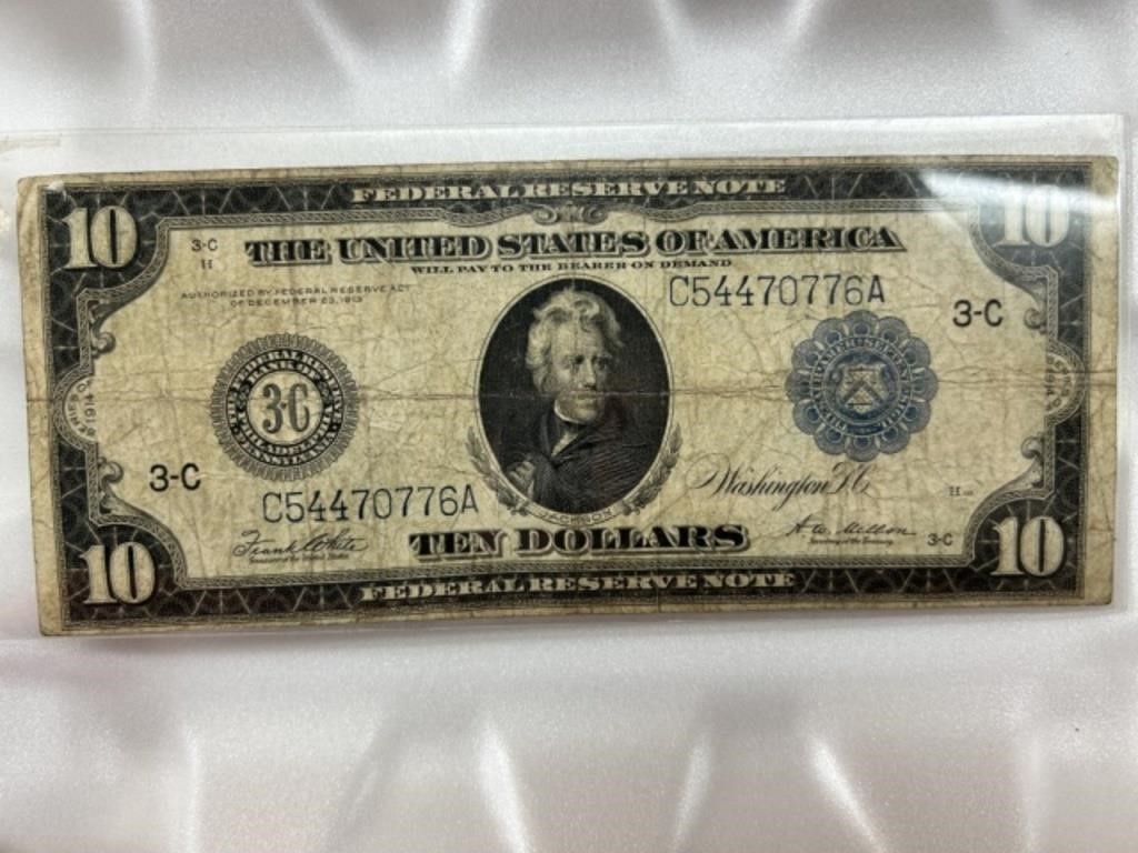 1914 $10 Large Note