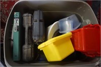 Box lot of Plastic Containers