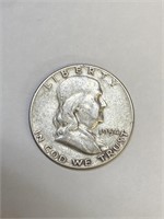 1954 Franklin Silver Half Dollar