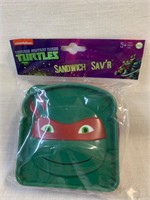 NIP TMNT Sandwich Saver Plastic Container