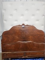 Wooden Headboard and Footboard with Mattress