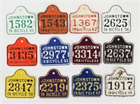 Vintage Bicycle License Plates