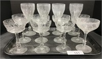 EAP Frosted Glassware.