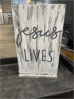 Jesus Lives Sign