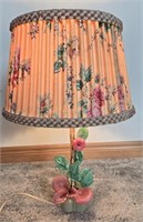 Beautiful Mid Century Art Glass Style Bedside Lamp