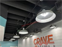 (5) GALVANIZED LIGHT FIXTURES