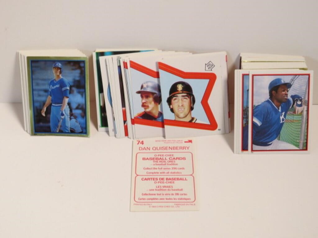 1983 O-PEE-CHEE BASEBALL CARDS STICKERS