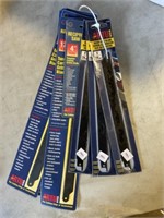 Mix of Carbide Gritted Rec./Hacksaw Blades x 8Pcs