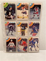 9 X 1970’s Hockey Cards
