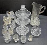 (AE) Mixed Lot of Vintage Cut Glass.