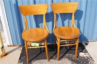 Pair of Wooden Chairs