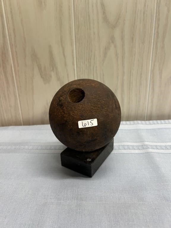 Civil War Cannon Ball Paperweight-Heavy