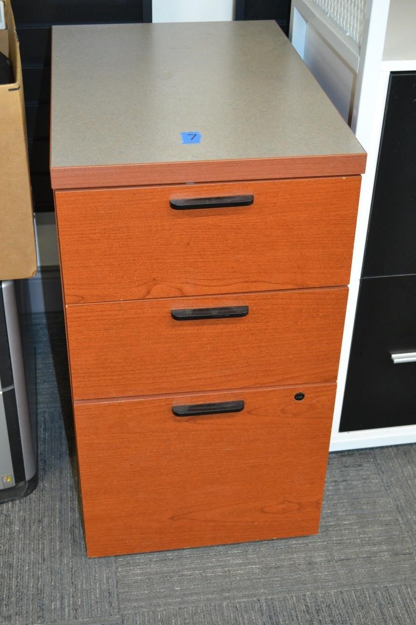 7: Filing cabinet/storage drawers. 28inHx16Wx23D