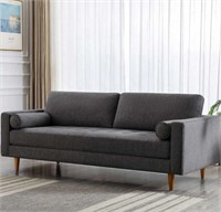 King Fabric Sofa (pre-owned Zipper On One Back
