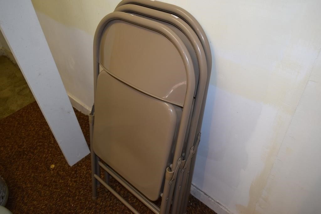 3 Folding Chairs