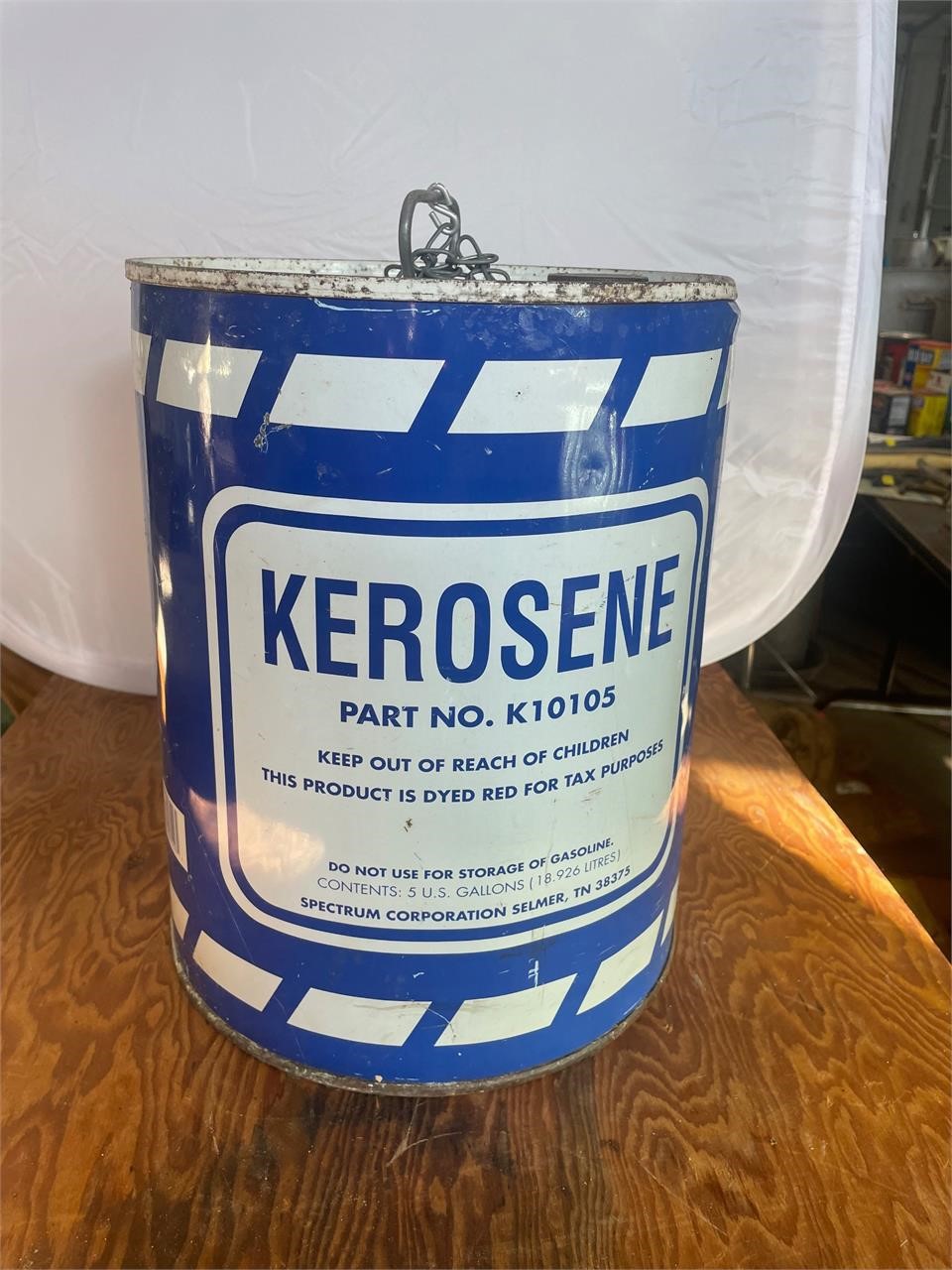 Vintage 5 Gallon Kerosene Can