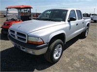 2002 Dodge Dakota 4x4 Crew Cab Pickup Truck