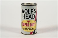 WOLF'S HEAD MOTOR OIL 6 OZ CAN BANK