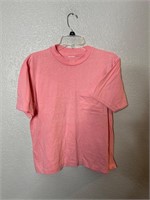 Vintage Pink Single Stitch Pocket tee