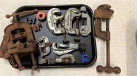 Lot of Pipe Cutters Ridgid & More & Vintage Pipe