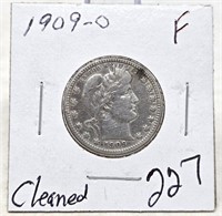 1909-O Quarter F (Cleaned)